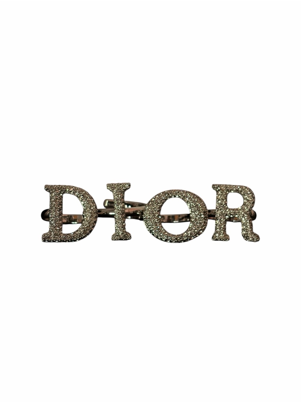 Dior Crystal Spell Out Rings